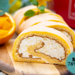 【新商品】グルテンフリーオレンジヨーグルトロールケーキ